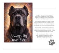Moving Truths Biglietto d'amore dal tuo cane | Messaggio di lealtà e devozione di un cane - Cane Corso