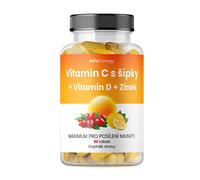 Movit energy Vitamina C 1200 mg Rosa Canina Vitamina D Zinco Premium 90 compresse - Integratore