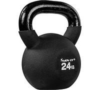 MOVIT Kettlebell PRO, in Ghisa, con Rivestimento in Neoprene, 12 Varianti: da 2 a 24 kg, Testato per Sostanze Nocive, Kettlebell Oscillante con Peso a Sfera