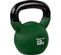 MOVIT Kettlebell PRO, in Ghisa, con Rivestimento in Neoprene, 12 Varianti: da 2 a 24 kg, Testato per Sostanze Nocive, Kettlebell Oscillante con Peso a Sfera