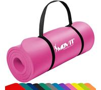MOVIT Tappetino da Yoga - Pieghevole, Antiscivolo, Viaggio/Casa, Lavabile, Spessore 15/10mm, Colore e Dimensione a Scelta - Tappeto Palestra, Materassino da Fitness, Pilates, Ginnastica, Yoga Mat