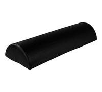 MOVIT XXL Cuscino per il Collo - Nero, Semicircolare, 69 x 23 x 11 cm - Rotolo di Posizionamento, per le Ginocchia, Mezzo Rotolo, Supporto Collo