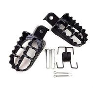 MOVKZACV 2 pedane per moto, PW50 in alluminio per moto, poggiapiedi per moto con viti, pedali larghi per moto fuoristrada, 20 x 50 mm