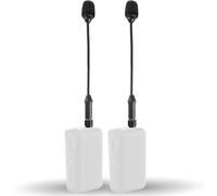Movo MV-M101 Microfono lavalier omnidirezionale a collo d'oca, compatibile con trasmettitori wireless DJI Mic/Rode Wireless Go, microfono da bavero per interviste e creatori di contenuti (TRS 3,5 mm),