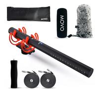 Movo X3-II Microfono Shotgun XLR 11'' per Fotocamera - Microfono Supercardioide a Condensatore per DSLR, Creazione di Contenuti, Video, Cinema - Boom Direzionale con Sospensione Rycote e Impugnatura