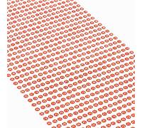 MOVOJA Pietre di glitter rosse, autoadesive, 1200 pezzi, 3 mm, autoadesive, per bambini, per il fai da te, con brillantini