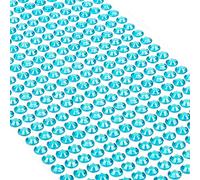 MOVOJA Pietre glitterate blu chiaro, autoadesive, 504 pezzi, 6 mm, autoadesive, per il fai da te, per bambini, per il fai da te, da incollare, set di adesivi glitterati