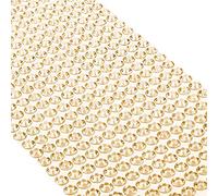 MOVOJA Pietre glitterate dorate autoadesive - 504 pezzi 6 mm | Pietre glitterate autoadesive fai da te per bambini, adesivi per fai da te, pietre per fai da te, set di adesivi glitterati