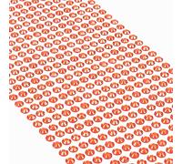Movoja strass rossi - pietre glitterate rotonde 640 pezzi da 5 mm autoadesive per decorare e artigianato | Gemme per incollare | Pietre decorative per artigianato rosse