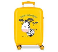 Movom Adventures - Valigia da cabina gialla, 33 x 50 x 20 cm, rigida 2 kg, chiusura a combinazione laterale, in ABS, 2 kg, 33 l, bagaglio a mano, giallo, Taglia unica, Valigia cabina