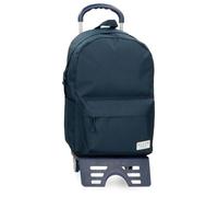 Movom Always on The Move Zaino scuola con carrello blu 31,5 x 45 x 15 cm Poliestere 21,26 L, blu, Zaino scuola con carrello