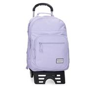 MOVOM Always on The Move Zaino scuola doppio scomparto con carrello viola 31 x 42 x 13 cm Poliestere