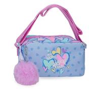 MOVOM Best Wishes Borsa a Tracolla Lila 19,5x11,5x7,5 cm Poliestere