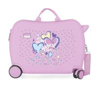Movom Best Wishes Valigia per bambini Lilla 50x38x20 cm Rigida ABS Chiusura a combinazione Laterale 34L 2,1kg 4 ruote