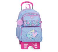 Movom Best Wishes Zaino Scuola Doppio Scomparto Lilla 32x45x19 cm Poliestere 27,4L