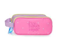MOVOM Block Astuccio Triplo Rosa 22x10x9 cm Poliestere