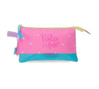 MOVOM Block Astuccio Triplo Rosa 22x12x5 cm Poliestere