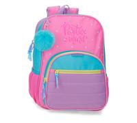 MOVOM Block Zaino Scolastico Rosa 30x38x12 cm Poliestere 13,68L