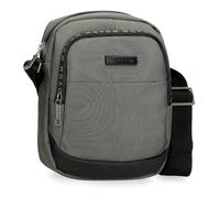 Movom Buster Borsa a tracolla a due scomparti Grigio 17x22x8 cm Poliestere con dettagli in finta pelle by Joumma Bags, grigio, Borsa a tracolla a due scomparti