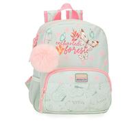 MOVOM Enchanted Forest Zaino Prescolare Verde 23x28x10 cm Poliestere 6,44L, Verde, 23x28x10 cms, Zaino prescolare