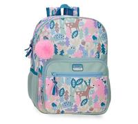 MOVOM Forest Zaino Scolastico Verde 30x38x12 cm Poliestere 13,68L