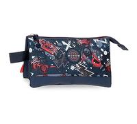 Movom Free time Astuccio Triplo Multicolor 22x12x5 cm Poliestere