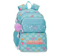 MOVOM Freedom Zaino Scolastico Doppio Scomparto Blu 32x45x19 cm Poliestere 27,36L