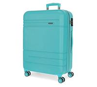Movom Galaxy Valigia media, turchese, 48 x 68 x 27 cm, rigida ABS, chiusura a combinazione laterale, 72 l, 3,86 kg, 4 ruote doppie, verde, 48 x 68 x 27 cm, valigia media, verde, 48 cm x 68 cm x 27 cm,