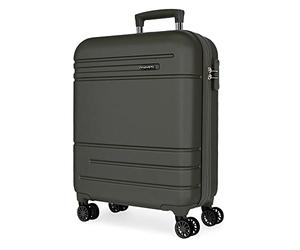Movom Galaxy Valigia rigida realizzata in ABS, un materiale, chiusura a combinazione laterale, 4 ruote doppie, bagaglio a mano, pratico interno con uno scomparto, grigio, 20.0 centimeters, Valigia a