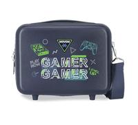 Movom Game Over Nececer Adattabile Blu 29 x 21 x 15 cm Rigido ABS 9,14 L 0,8 kg, blu, Taglia unica, Necessità adattabile