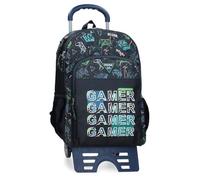 Movom Game Over - Zaino scolastico con carrello, 33 x 46 x 17 cm, in poliestere