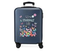 MOVOM Give Yourself Time Valigia da cabina blu 38 x 55 x 20 cm Rigida ABS Chiusura a combinazione laterale 35 l 2 kg 4 ruote doppie set a mano