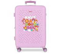 Movom Good Day Lilla Valigia Media 46x65x23 cm Rigido ABS Lucchetto a Combinazione Laterale 56L 3.1kg 4 Doppie Ruote