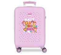 Movom Good Day Viola Valigia da Cabina 38x55x20 cm Rigido ABS Lucchetto a Combinazione Laterale 35L 2.5kg 4 Doppie Ruote