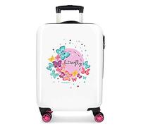 MOVOM Happy Time Trolley cabina Multicolore 37x55x20 cms Rigida ABS Chiusura a combinazione numerica 32L 2,5Kgs 4 doppie ruote Bagaglio a mano
