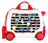 Movom Happy Time Valigia per bambini, 41 centimeters, 25 L, Multicolore (Boo to You)