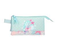 Movom I Love Sea Life Astuccio Triplo Blu 22x12x5 cm Poliestere