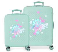 Movom I Love Sea Life Set di valigie blu 55/65 cm Rigido 5,6 kg Chiusura a combinazione laterale ABS 5,6 kg 91L Bagaglio a mano, blu, Taglia unica, Set di valigie