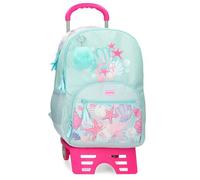 Movom I Love Sea Life - Zaino scolastico con carrello, 33 x 46 x 17 cm, in poliestere, 25,81 L