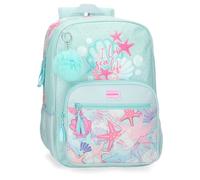 Movom I Love Sea Life Zaino scuola adattabile a carrello blu 30 x 38 x 12 cm Poliestere 13,68 L