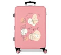 MOVOM Joumma Luggage Valigia media rosa 48 x 68 x 26 cm Rigido 3 kg Chiusura a combinazione laterale ABS 3 kg 56LExtensible, Rosa, Taglia unica, Valigia media