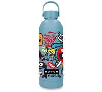 Movom Monsters Bottiglia in Acciaio Inox Blu 7,4x23,5x7,4 cm Acciaio inossidabile