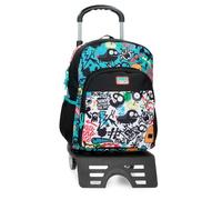 MOVOM Monsters Zaino Scolastico Nero 30x40x13 cm Poliestere 15,6L