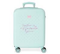 Movom My Favorite place Cabin Valigia Blu 38x55x20 cm ABS rigido Chiusura a combinazione laterale 35L 2 kg 4 Doppie ruote Bagaglio a mano