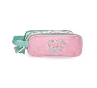 MOVOM My Little Garden Astuccio per scuola, astuccio infafntil, realizzato in poliestere, triplo scomparto per migliorare l'organizzazione, dimensione ideale da portare nello zaino, con maniglia