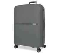 Movom Noon Valigia grande Grigio 51 x 76 x 33 cm Rigido 4,58 kg Chiusura TSA Polipropilene 4,58 kg 109LExtensibile, grigio, Taglia unica, Valigia grande