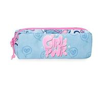 Movom Power Girl Astuccio Blu 22x7x3 cm Poliestere