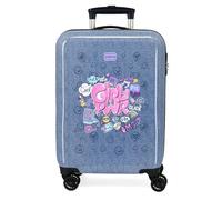 Movom Power Girl Valigia da cabina blu 38 x 55 x 20 cm Rigida 2,5 kg Chiusura a combinazione laterale ABS 2,5 kg 35 L Bagaglio a mano, blu, Taglia unica, Valigia cabina