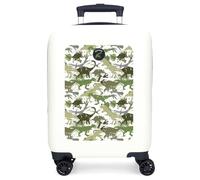 Movom Raptors Valigia da cabina bianca 33 x 50 x 20 cm Rigida ABS Chiusura a combinazione laterale 28,4 L 2 kg 4 ruote doppie bagaglio a mano, bianco, Valigia cabina