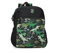 Movom Raptors, zaino scuola, dinosauri, in poliestere, spallacci larghi, ergonomici e imbottiti che si adattano perfettamente alla schiena, diversi scomparti. Da Joumma Bags